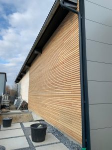 Fassadenverkleidung aus Holz